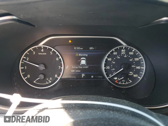 2016 Nissan Maxima S with VIN 1N4AA6AP6GC394148, listed as a Copart auction lot 57378635 with 129,799 mi miles and Salvage title. Bid and sale history available at DreamBid. Image 9.