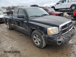 2005 Dodge Dakota SLT with VIN 1D7HW42N95S204993, listed as a Copart auction lot 81430264 with 205,534 mi miles and Clean Title. Bid and sale history available at DreamBid. Image 4.