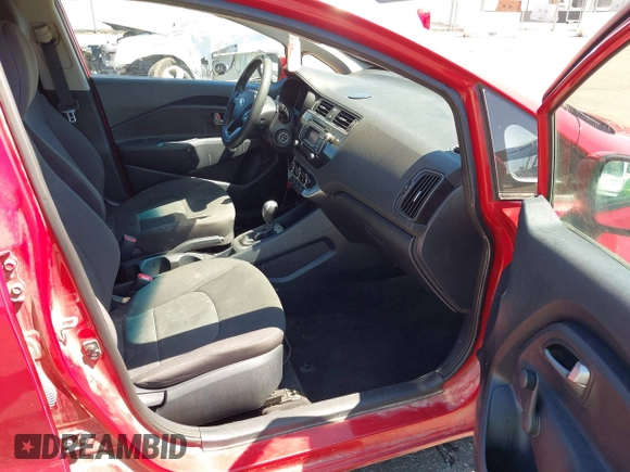 2017 Kia Rio LX with VIN KNADM4A39H6061634, listed as a IAAI auction lot 41839494 with 173,125 mi miles. Bid and sale history available at carsss.com. Image 5.