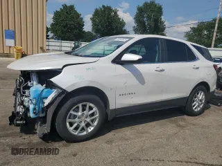 2023 Chevrolet Equinox LT с VIN 3GNAXKEG9PL269989, выставлен на аукционе Copart как лот 64943675 с пробегом 24 309 миль миль и Списание • Salvage title. История ставок и продаж доступна на DreamBid. Изображение 1.