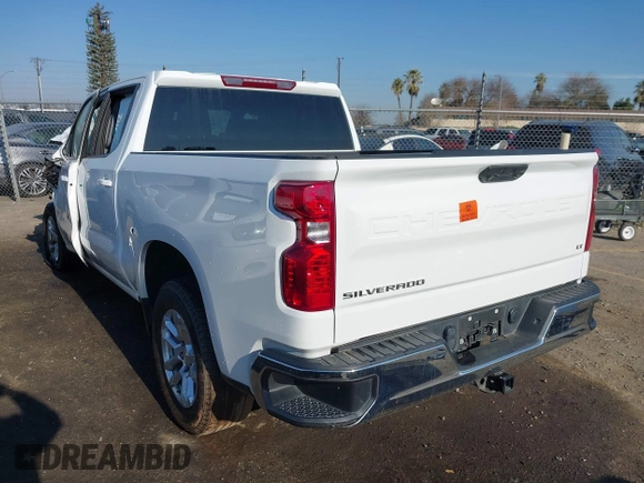 2024 Chevrolet Silverado 1500 LT with VIN 1GCPACED9RZ147502, listed as a IAAI auction lot 41424993 with Not Provided miles and . Bid and sale history available at DreamBid. Image 3.