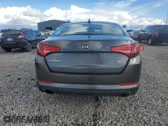 2011 Kia Optima EX with VIN KNAGN4A60B5160263, listed as a Copart auction lot 80885454 with 150,302 mi miles and Salvage Title. Bid and sale history available at carsss.com. Image 6.