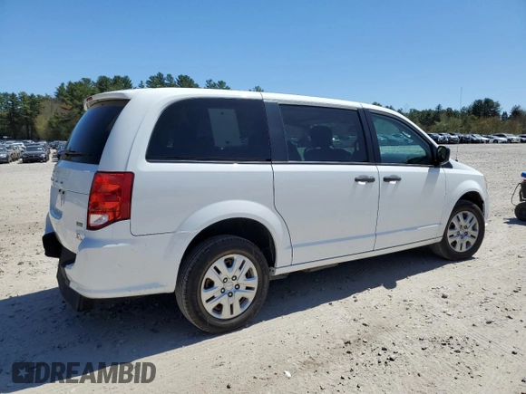 2019 Dodge Grand Caravan SE with VIN 2C4RDGBG9KR805034, listed as a Copart auction lot 55257705 with 179,384 mi miles and Clean Title. Bid and sale history available at DreamBid. Image 3.