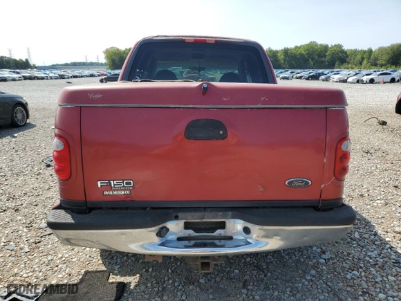 2001 Ford F-150 SuperCrew XLT with VIN 1FTRW07L91KE48149, listed as a Copart auction lot 70670704 with 0 mi miles and Salvage Title. Bid and sale history available at carsss.com. Image 6.