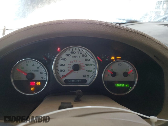 2007 Ford F-150 XLT with VIN 1FTPW14V47FA43613, listed as a Copart auction lot 53312425 with 198,139 mi miles and Salvage Title. Bid and sale history available at DreamBid. Image 9.