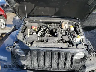 2022 Jeep Wrangler Unlimited Sport S with VIN 1C4HJXDG4NW201971, listed as a Copart auction lot 42845135 with 34,461 mi miles and Salvage Title. Bid and sale history available at carsss.com. Image 11.