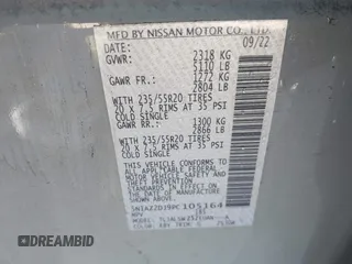 2023 Nissan Murano Platinum z VIN 5N1AZ2DJ9PC105164, wystawiony jako IAAI lot #41886985 z przebiegiem 20 764 mil mil oraz . Historia ofert i sprzedaży dostępna na DreamBid. Obrazek 9.