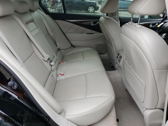 2015 Infiniti Q50 Sport with VIN JN1BV7AR5FM408935, listed as a Copart auction lot 51476815 with 111,372 mi miles and Salvage title. Bid and sale history available at DreamBid. Image 10.