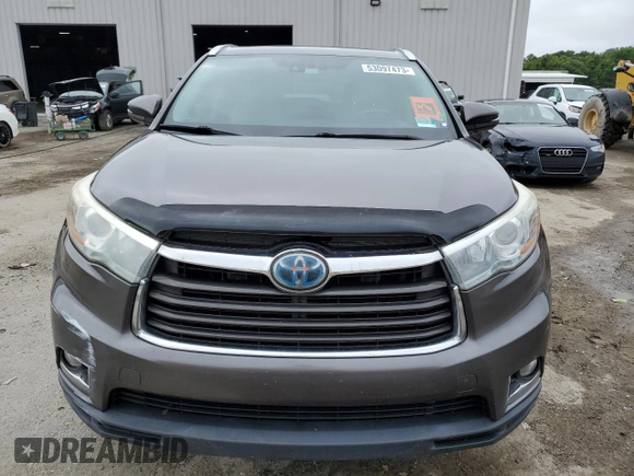 2016 Toyota Highlander Hybrid Limited with VIN 5TDDCRFH3GS017683, listed as a Copart auction lot 53097473 with 107,054 mi miles. Bid and sale history available at carsss.com. Image 5.