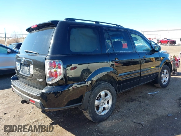 2008 Honda Pilot EX-L with VIN 5FNYF18518B042861, listed as a IAAI auction lot 41733408 with 169,349 mi miles. Bid and sale history available at carsss.com. Image 4.