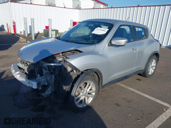 2015 Nissan Juke SV with VIN JN8AF5MV9FT553005, listed as a IAAI auction lot 41731884 with 70,698 mi miles. Bid and sale history available at carsss.com. Image 19.