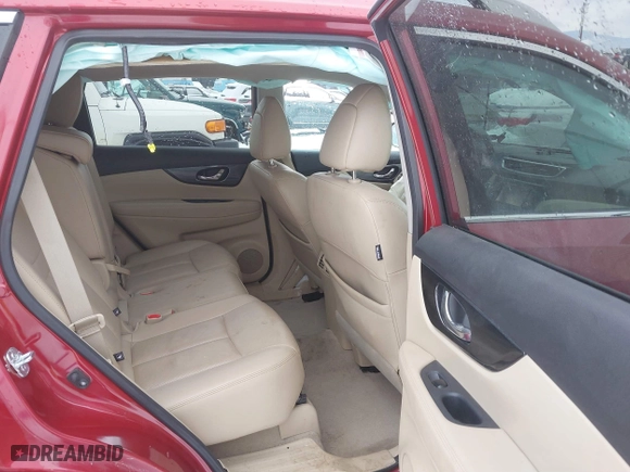 2015 Nissan Rogue SL with VIN 5N1AT2MV8FC903688, listed as a IAAI auction lot 41548493 with 77,123 mi miles. Bid and sale history available at carsss.com. Image 8.