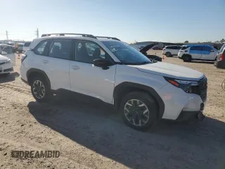 2025 Subaru Forester with VIN JF2SLDAC7SH409814, listed as a Copart auction lot 47240535 with 1,308 mi miles and Salvage title. Bid and sale history available at DreamBid. Image 4.