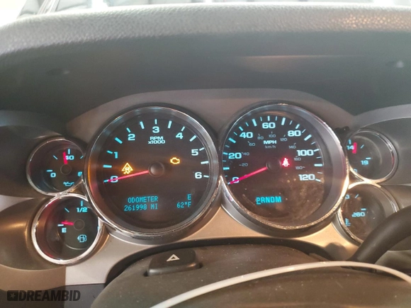 2010 Chevrolet Silverado 1500 LT with VIN 3GCRKSE32AG249719, listed as a Copart auction lot 54500185 with 261,998 mi miles and Clean Title. Bid and sale history available at carsss.com. Image 9.