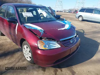 2003 Honda Civic LX with VIN 2HGES16503H573295, listed as a IAAI auction lot 41653528 with 55,866 mi miles and . Bid and sale history available at DreamBid. Image 14.