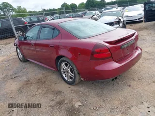 2006 Pontiac Grand Prix GT z VIN 2G2WR584961105206, wystawiony jako IAAI lot #39397936 z przebiegiem 193 620 mil mil oraz . Historia ofert i sprzedaży dostępna na DreamBid. Obrazek 3.