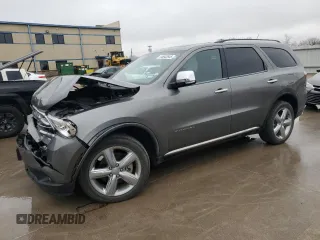 2012 Dodge Durango Citadel with VIN 1C4SDHET8CC100283, listed as a Copart auction lot 44642645 with 110,868 mi miles and Salvage title. Bid and sale history available at DreamBid. Image 1.