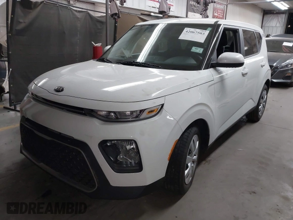 2020 Kia Soul S with VIN KNDJ23AUXL7024951, listed as a IAAI auction lot 42067503 with 75,969 mi miles. Bid and sale history available at carsss.com. Image 17.