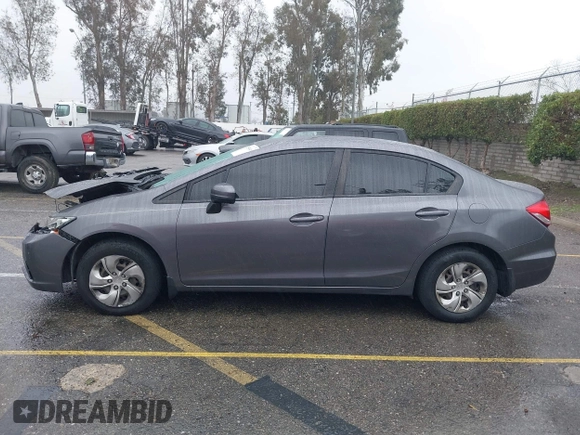 2015 Honda Civic Sedan LX with VIN 19XFB2E59FE014421, listed as a IAAI auction lot 41556046 with 141,922 mi miles. Bid and sale history available at carsss.com. Image 14.