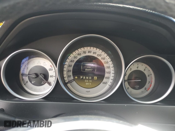 2012 Mercedes-Benz C 300 Sport with VIN WDDGF8BB9CA704373, listed as a Copart auction lot 63184325 with 86,497 mi miles and Salvage title. Bid and sale history available at DreamBid. Image 9.
