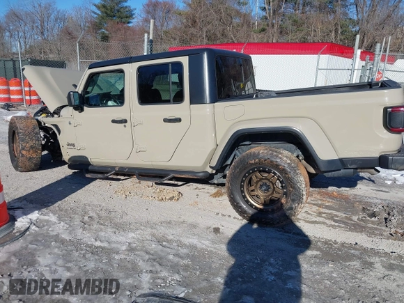 2020 Jeep Gladiator Overland with VIN 1C6HJTFG4LL169647, listed as a IAAI auction lot 41339933 with 85,246 mi miles and . Bid and sale history available at DreamBid. Image 14.