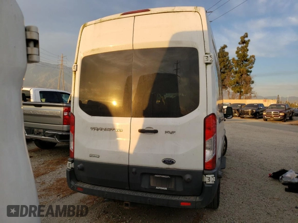 2015 Ford Transit Passenger XL with VIN 1FBAX2XGXFKA32115, listed as a Copart auction lot 87395664 with 123,749 mi miles and Salvage Title. Bid and sale history available at carsss.com. Image 6.