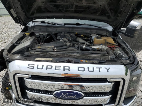 2011 Ford F-250 XL with VIN 1FT7X2BT4BEB72664, listed as a Copart auction lot 59959775 with 222,421 mi miles and Salvage title. Bid and sale history available at DreamBid. Image 11.