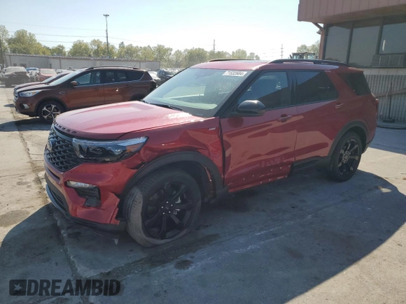 2024 Ford Explorer ST-Line с VIN 1FMSK8KH7RGA69658, выставлен на аукционе Copart как лот 71532604 с пробегом 7 741 миль миль и Списание • Salvage title. История ставок и продаж доступна на DreamBid. Изображение 1.