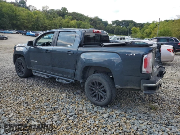 2020 GMC Canyon 4WD SLE with VIN 1GTG6CEN2L1158812, listed as a Copart auction lot 69625544 with 92,479 mi miles and Salvage Title. Bid and sale history available at carsss.com. Image 2.
