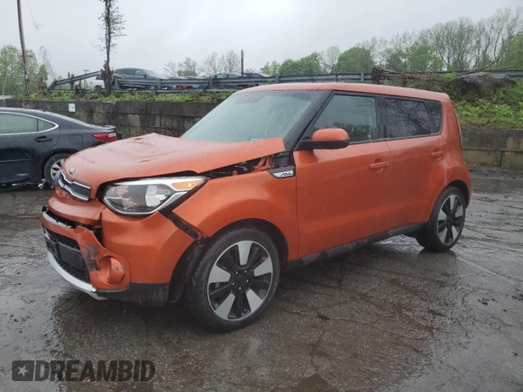 2018 Kia Soul + with VIN KNDJP3A50J7571363, listed as a Copart auction lot 55877035 with 30,987 mi miles and Salvage Title. Bid and sale history available at DreamBid. Image 1.