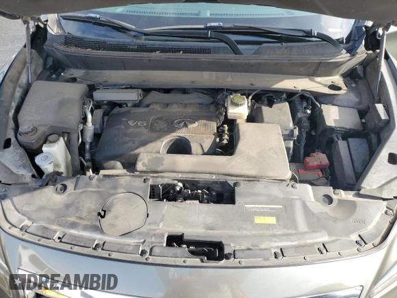 2017 Infiniti QX60 with VIN 5N1DL0MM6HC515158, listed as a Copart auction lot 56573325 with 107,132 mi miles and Clean Title. Bid and sale history available at DreamBid. Image 12.
