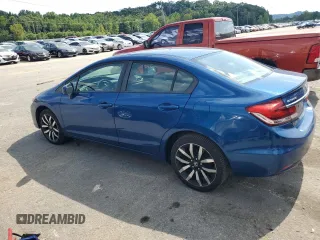 2015 Honda Civic Sedan EX-L with VIN 2HGFB2F96FH504029, listed as a Copart auction lot 66495164 with 142,837 mi miles and Salvage Title. Bid and sale history available at carsss.com. Image 2.
