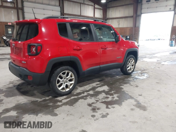 2018 Jeep Renegade Latitude with VIN ZACCJBBB8JPH30688, listed as a IAAI auction lot 42205960 with Not Provided miles and . Bid and sale history available at carsss.com. Image 4.