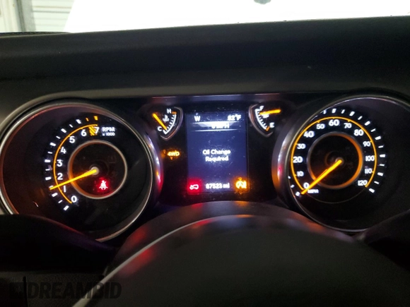 2018 Jeep Wrangler Unlimited Sport S z VIN 1C4HJXDGXJW181719, wystawiony jako Copart lot #56725795 z przebiegiem 87 523 mil mil oraz Szkoda całkowita • Salvage title. Historia ofert i sprzedaży dostępna na DreamBid. Obrazek 9.