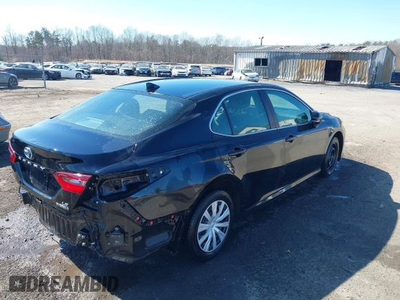 2021 Toyota Camry Hybrid LE with VIN 4T1C31AK4MU553612, listed as a IAAI auction lot 41609111 with 34,399 mi miles. Bid and sale history available at carsss.com. Image 4.