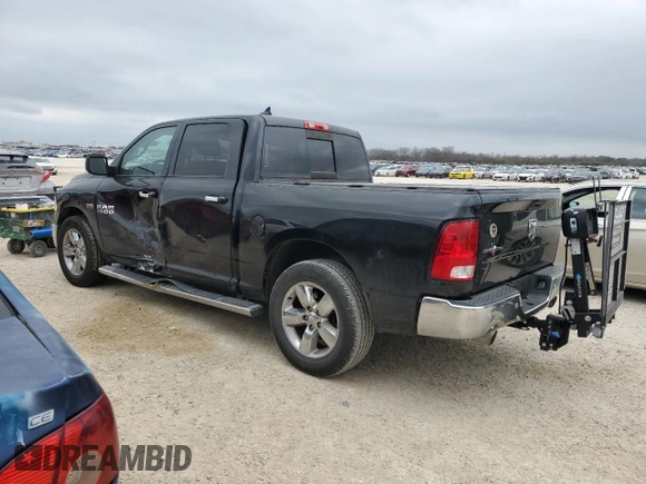 2016 Ram 1500 Big Horn with VIN 1C6RR6LT9GS127860, listed as a Copart auction lot 45790085 with 94,963 mi miles and Salvage Title. Bid and sale history available at carsss.com. Image 2.