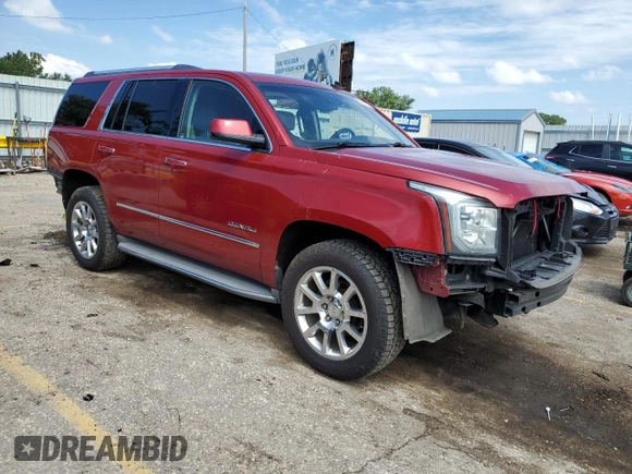 2015 GMC Yukon Denali with VIN 1GKS2CKJ3FR167794, listed as a Copart auction lot 60664073 with 109,567 mi miles. Bid and sale history available at carsss.com. Image 4.