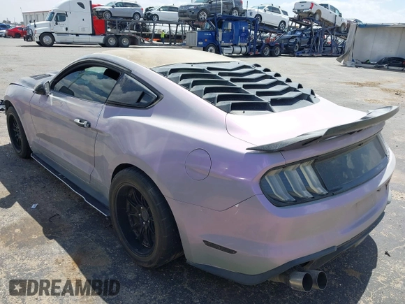 2018 Ford Mustang EcoBoost with VIN 1FA6P8TH2J5184647, listed as a IAAI auction lot 42293124 with Not provided miles and . Bid and sale history available at DreamBid. Image 3.