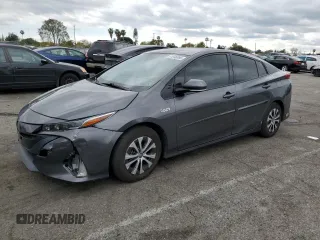 2020 Toyota Prius Prime LE with VIN JTDKARFP8L3143845, listed as a Copart auction lot 51046095 with 121,367 mi miles and Salvage Title. Bid and sale history available at carsss.com. Image 1.