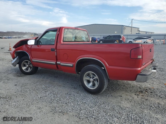 2000 Chevrolet S-10 LS with VIN 1GCCS14W3YK275759, listed as a Copart auction lot 86515544 with 0 mi miles and Salvage Title. Bid and sale history available at carsss.com. Image 2.