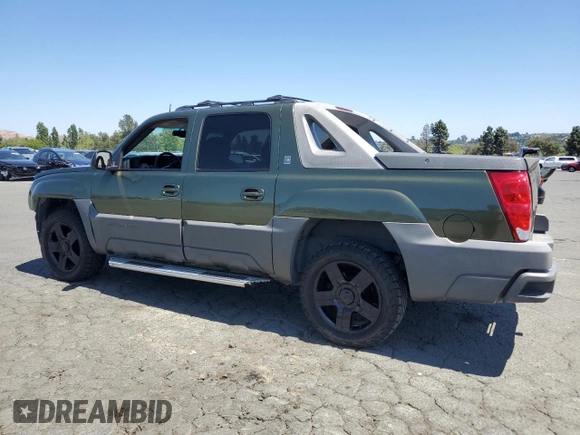 2002 Chevrolet Avalanche z VIN 3GNEK13T72G223136, wystawiony jako Copart lot #58119825 z przebiegiem 382 148 mil mil oraz Szkoda całkowita • Salvage title. Historia ofert i sprzedaży dostępna na DreamBid. Obrazek 2.