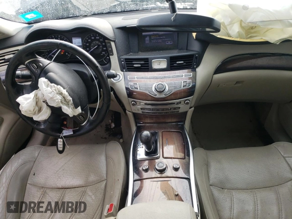2012 Infiniti M37 with VIN JN1BY1AR1CM396587, listed as a Copart auction lot 52291185 with 145,794 mi miles and Salvage Title. Bid and sale history available at carsss.com. Image 8.
