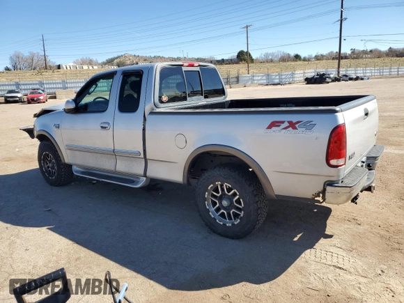 2003 Ford F-150 XL with VIN 2FTRX18L43CA34088, listed as a Copart auction lot 50604455 with 113,761 mi miles and Salvage Title. Bid and sale history available at carsss.com. Image 2.