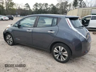 2013 Nissan LEAF SL with VIN 1N4AZ0CP2DC412966, listed as a Copart auction lot 50064615 with 115,470 mi miles and Salvage Title. Bid and sale history available at carsss.com. Image 2.