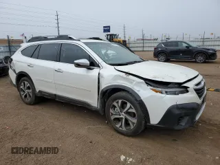 2022 Subaru Outback Touring XT with VIN 4S4BTGPD7N3110563, listed as a Copart auction lot 49061095 with 44,340 mi miles and Salvage title. Bid and sale history available at DreamBid. Image 4.