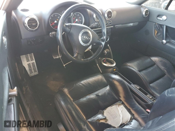 2005 Audi TT with VIN TRUTC28N651010474, listed as a Copart auction lot 60269635 with 133,837 mi miles and Salvage title. Bid and sale history available at DreamBid. Image 8.