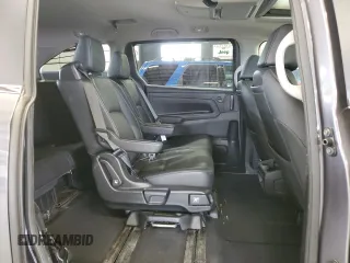 2022 Honda Odyssey Touring with VIN 5FNRL6H83NB061024, listed as a Copart auction lot 55073695 with 31,440 mi miles and Salvage title. Bid and sale history available at DreamBid. Image 11.