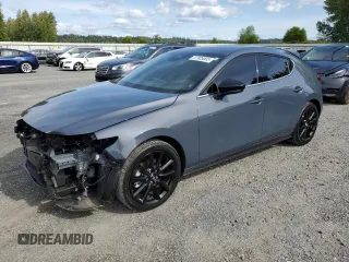 2024 Mazda 3 Premium Plus with VIN JM1BPBNY1R1721028, listed as a Copart auction lot 57905005 with 7,403 mi miles and Salvage title. Bid and sale history available at DreamBid. Image 1.
