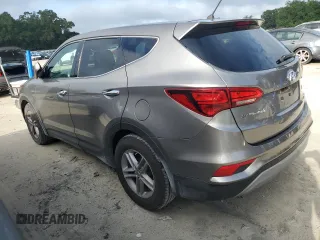 2018 Hyundai Santa Fe 2.4L with VIN 5NMZT3LB4JH096309, listed as a Copart auction lot 64738135 with 109,583 mi miles and Salvage title. Bid and sale history available at DreamBid. Image 2.