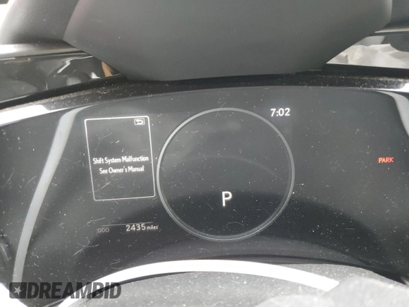 2022 Lexus NX with VIN 2T2AGCEZ8NC006582, listed as a Copart auction lot 39311854 with 2,435 mi miles. Bid and sale history available at carsss.com. Image 9.